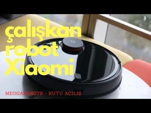 Xiaomi Mi Robot Vacuum Mop Pro Siyah - Akıllı Robot Süpürge (Kutu Açılış)