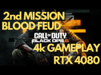 Call of Duty 6 - 2. Görev "Blood Feud" (Kan Davası) - RTX 4080 ile 4K Oynanış