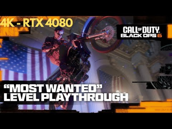 Call of Duty Black Ops 6 - 3. Görev - &quot;MOST WANTED&quot; - 4K Oynanış RTX 4080