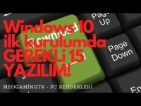 Yeni Kurulum Sonrası Kurulması Gereken 15 YAZILIM! Özellikle Gaming Laptop Oyuncuları için