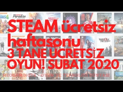 STEAM ÜCRETSİZ HAFTASONU - Şubat 4. Hafta (3 ÜCRETSİZ OYUN TANITIMI)