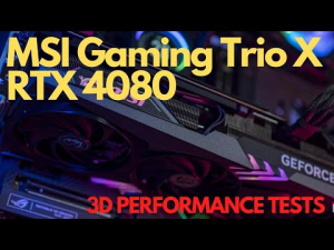 MSI GeForce RTX 4080 16GB GAMING X TRIO - 3D Performance TESTS - FurMark - PassMark